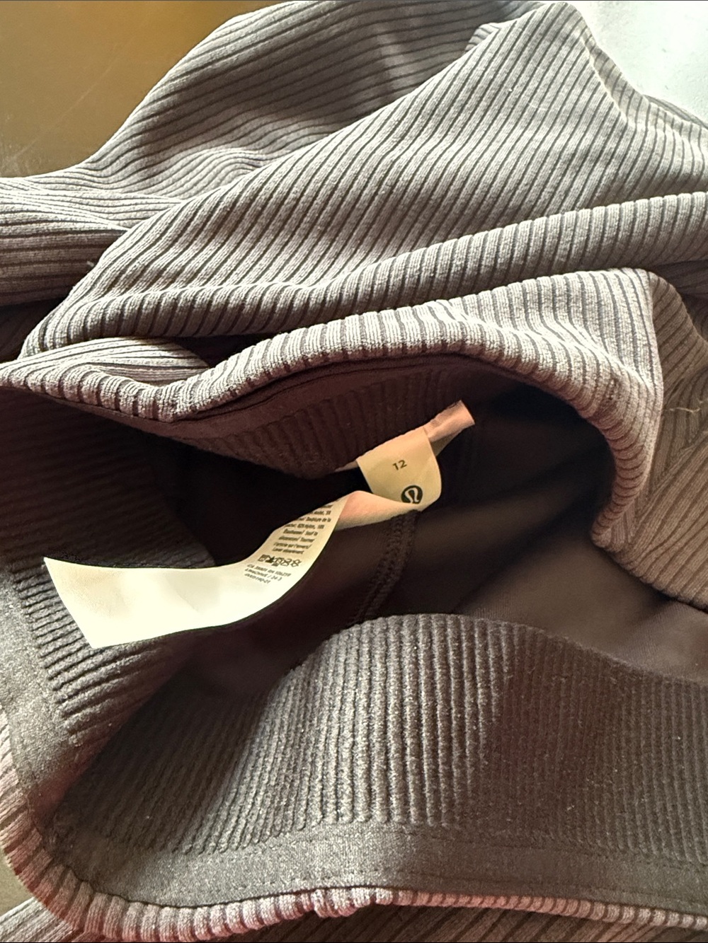 lululemon athletica Ribbed Cropped Flare Pants - Black - Picture 3 of 4